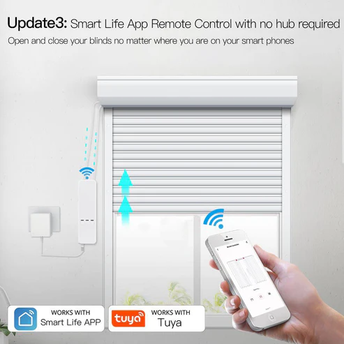 Moes driver to control roller shutter with smart home system