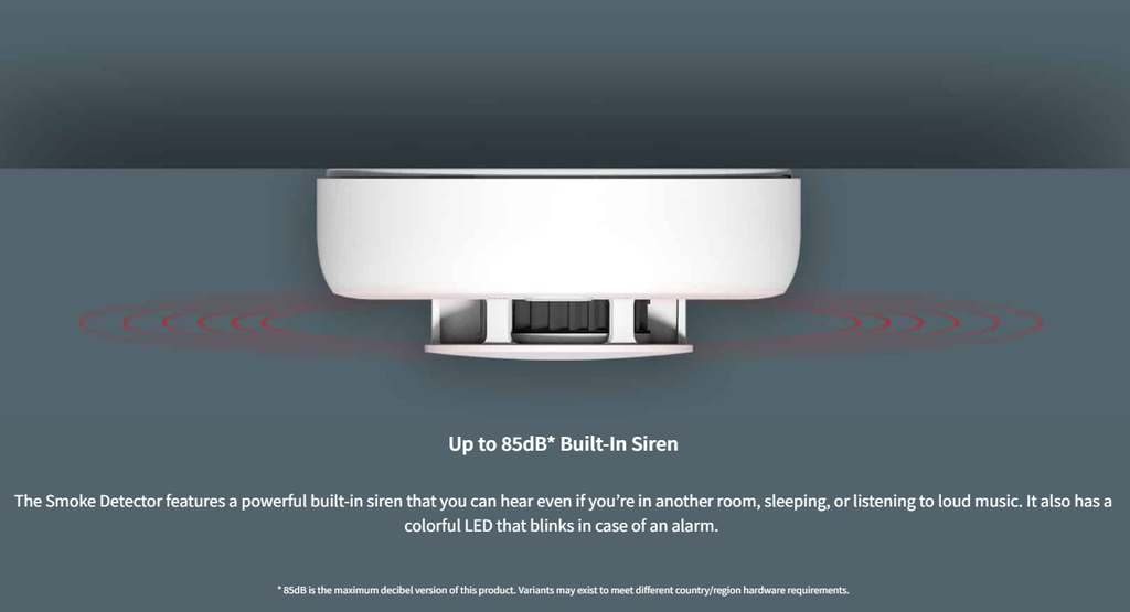 Smart Smoke Detector with Audio Siren