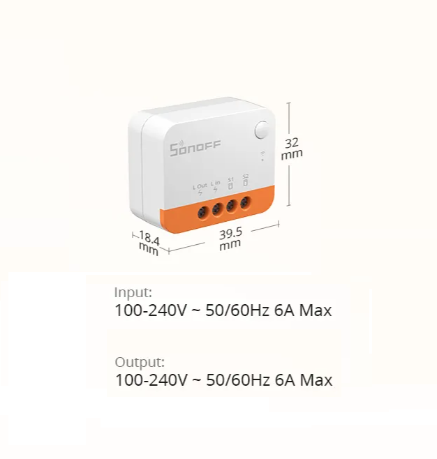 Mini Electric Switch for Exhaust Fan Control