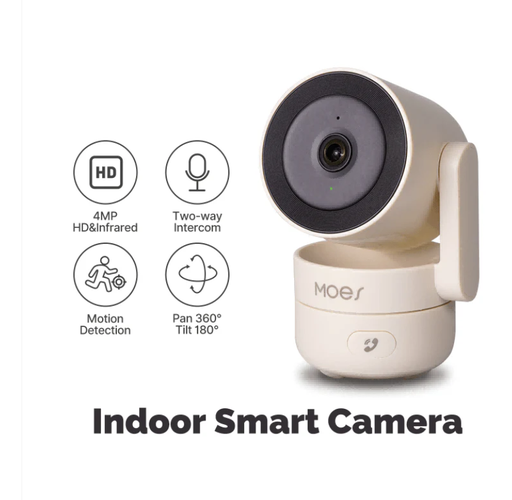 Indoor security camera with night vision and motion detection